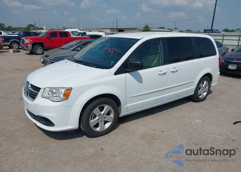 2016 Dodge Grand Caravan Se из США, поврежденный, VIN 2C4RDGBG0GR218048